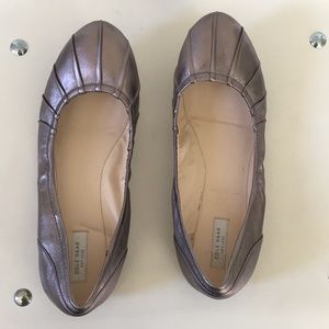 Cole Haan silver/purple flats